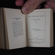 Load image into Gallery viewer, Stevenson, Robert Louis. Pentland Rising: A page of history. 1666. With Memorials of Robert Louis Stevenson. Bryce, David &amp; Son. Glasgow. Circa 1905. With original brass bust.

