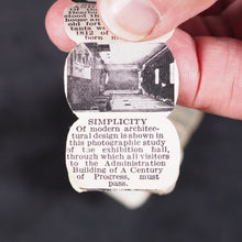 Load image into Gallery viewer, World's Fair in a Nutshell. A Century of Progress. Gale Specialty Co. Chicago. 1932.
