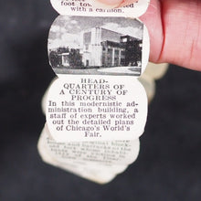 Load image into Gallery viewer, World's Fair in a Nutshell. A Century of Progress. Gale Specialty Co. Chicago. 1932.

