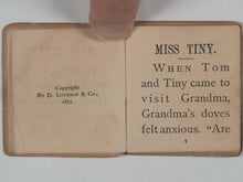 Load image into Gallery viewer, Miss Tiny. D. Lothrop &amp; Company. Boston. 1877.
