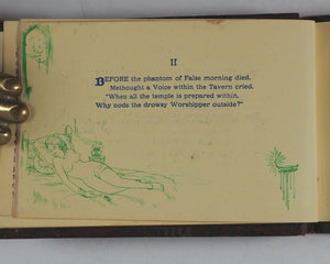 Omar Khayyam. Rubaiyat of  Edward Fitzgerald [translator]. B.K. Khanna & Bros. 158 Harrison Road, Calcutta. Circa 1948.