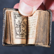 Load image into Gallery viewer, Biblia or a Practical Summary of Old &amp; New Testaments. 1728. Wilkin, R. [London]. 1727. Underlined in red and hand corrected to 1728. Black binding.
