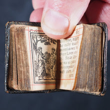 Load image into Gallery viewer, Biblia or a Practical Summary of Old &amp; New Testaments. 1728. Wilkin, R. [London]. 1727. Underlined in red and hand corrected to 1728. Black binding.
