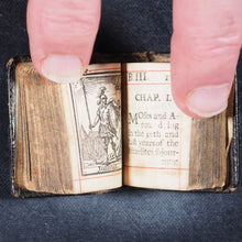 Load image into Gallery viewer, Biblia or a Practical Summary of Old &amp; New Testaments. 1728. Wilkin, R. [London]. 1727. Underlined in red and hand corrected to 1728. Black binding.
