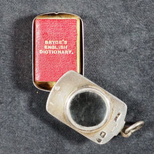 Load image into Gallery viewer, Smallest English Dictionary in the World. Comprising: besides the ordinary &amp; newest words in the language, short explanations of a large number of scientific, philosophical, literary &amp; technical terms. Bryce, David &amp; Son. Glasgow. 1893. SILVER LOCKET
