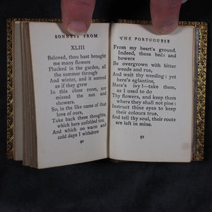 Browning, Elizabeth Barrett Sonnets from the Portuguese. Leopold B. Hill, 2 Langham Place, W1. London. Circa 1908.