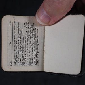 Bryce's Thumb English Dictionary. Bryce, David & Son. Glasgow. Circa 1888. In ' Midgets' slipcase.