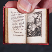 Load image into Gallery viewer, Petit Paroissien de la Jeunesse. Marcilly. Rue St. Jacques, 10. Paris. Circa 1840. Original slipcase, magnifying glass and case.
