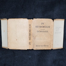 Load image into Gallery viewer, Tennyson, Alfred Lord. In Memoriam. Bryce, David &amp; Son Glasgow. Circa 1905. With dustjacket.
