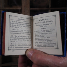 Load image into Gallery viewer, Rills from the river of life : the Christian&#39;s closet book : containing a text of scripture and a brief commentary for every day in the year. &gt;&gt;MINIATURE BOOK&lt;&lt;. Publication Date: 1872 CONDITION: VERY GOOD
