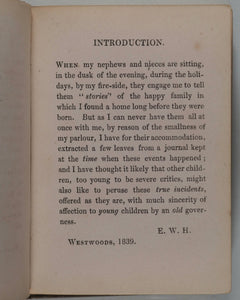 E. W. H. Little Annie and her Sisters. Masters, J[oseph], 33 Aldersgate Street. London. 1839.