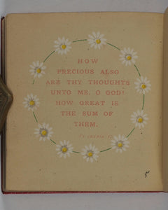 F.M.H. Daisies from the Psalms. A Garland of words in Season. By F.M.H. Hawkins, J.E. Baker Street, Paternoster Square [London, 1883].