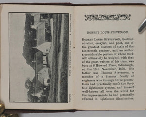 Stevenson, Robert Louis. Pentland Rising: A page of history. 1666. With Memorials of Robert Louis Stevenson. Bryce, David & Son. Glasgow. Circa 1905.