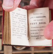 Load image into Gallery viewer, Life of Abraham. Wilson, George. &gt;&gt;MINIATURE BOOK&lt;&lt; Publication Date: 1845 CONDITION: VERY GOOD
