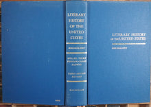 Load image into Gallery viewer, Literary History of the United States, Third Edition: Reivsed Piller, Robert. E.; et al. Published by Macmillan, 1969
