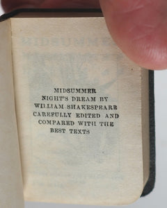Shakespeare, William. Midsummer Night's Dream. Circa 1930. Andersons, Edinburgh. Printed in Scotland for Allied Newspapers