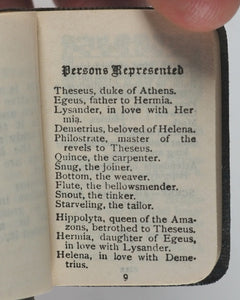 Shakespeare, William. Midsummer Night's Dream. Circa 1930. Andersons, Edinburgh. Printed in Scotland for Allied Newspapers