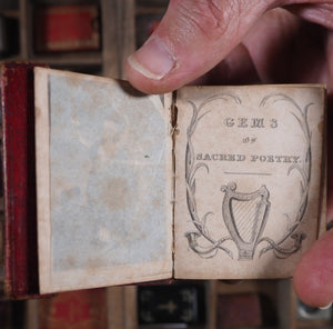 Gems of Sacred Poetry. >>CHISWICK PRESS MINIATURE DEVOTIONAL<< Publication Date: 1840 CONDITION: VERY GOOD