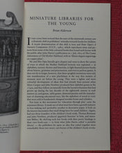 Load image into Gallery viewer, Miniature Libraries for the young; Infant’s Library. Brian Alderson. Private Library Third Series Volume 6 : 1 Spring 1983.
