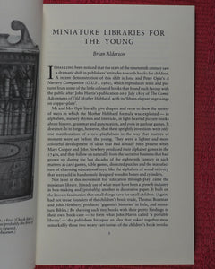 Miniature Libraries for the young; Infant’s Library. Brian Alderson. Private Library Third Series Volume 6 : 1 Spring 1983.