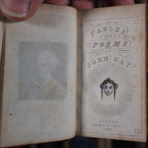 Fables and other poems. >>MINIATURE CATHEDRAL BINDING<< Gay, John. Publication Date: 1824 CONDITION: VERY GOOD