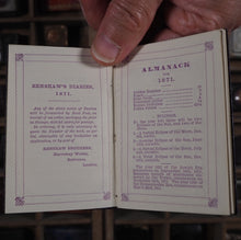 Load image into Gallery viewer, Renshaw&#39;s Royal Almanack for 1871. &gt;&gt;RARE ROYAL MINIATURE ALMANAC&lt;&lt; Publication Date: 1870 CONDITION: NEAR FINE
