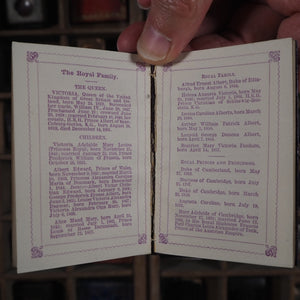 Renshaw's Royal Almanack for 1871. >>RARE ROYAL MINIATURE ALMANAC<< Publication Date: 1870 CONDITION: NEAR FINE