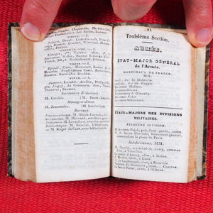 Le Desire des Francais, Etrennes Militaires et Historiques [MINIATURE FRENCH ALMANAC] Janet, C.P.L. [Compiler]. Publication Date: 1841 CONDITION: VERY GOOD