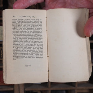Johnson, Dr. Samuel [with] Madame [Sophie] Cottin. Rasselas: a Tale. [together with] Elizabeth; or, Exiles of Siberia. A Tale founded on facts, from the French of Madame Cottin. >>DOUBLE MINIATURE VOLUME<< Publication Date: 1835 CONDITION: GOOD