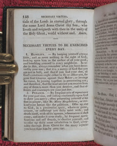 Daily Companion, or Little Pocket Manual of Prayers. Cormon et Blanc, 1 Roger Street, Lyons. France. 1840