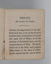 Load image into Gallery viewer, Bible, N.T., English. Epistle of Paul The Apostle to Titus. Moore, J. Birmingham. Circa 1830.
