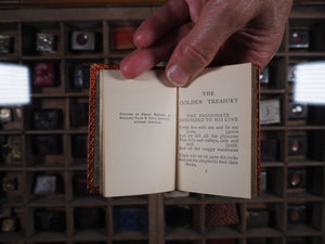 Selected Edition of the Golden Treasury. >>SIGNED MINIATURE FINE BINDING<< Palgrave, Francis Turner [compiler]. Publication Date: 1910 CONDITION: NEAR FINE