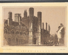 Load image into Gallery viewer, "Recollections" [views of Cambridge]. Rock &amp; Co. Ltd. London. 1863.
