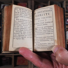 Load image into Gallery viewer, De Imitatione Christi libri quatuor. [Imitation of Christ]   &gt;&gt;MINIATURE PRAYER-BOOK&lt;&lt; [Thomas a Kempis]. Publication Date: 1697 CONDITION: VERY GOOD
