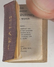 Load image into Gallery viewer, Smallest English Dictionary in the World. Bryce, David &amp; Son. Glasgow. Circa 1900.
