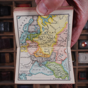 Mellin's Atlas of the World. >>RARE MINIATURE ATLAS<< Publication Date: 1894 CONDITION: VERY GOOD