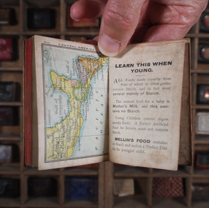 Mellin's Atlas of the World. >>RARE MINIATURE ATLAS<< Publication Date: 1894 CONDITION: VERY GOOD