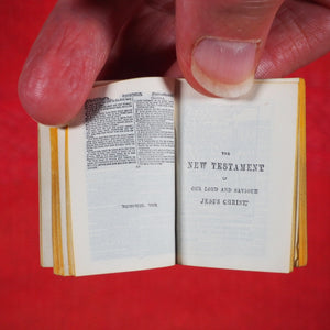 Holy Bible Containing The Old And New Testaments: Translated Out Of The Original Tongues. >>MINIATURE BRYCE BIBLE<< Publication Date: 1901 CONDITION: VERY GOOD