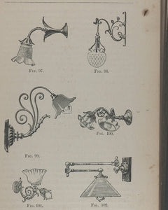 Practical Electric Light Fitting. A Treatise on the Wiring and Fitting-up of Buildings deriving Current from central station mains ... F.C.Allsop (author). London: Whittaker & Co., Paternoster Square. 1892 First edition.