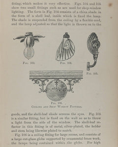 Practical Electric Light Fitting. A Treatise on the Wiring and Fitting-up of Buildings deriving Current from central station mains ... F.C.Allsop (author). London: Whittaker & Co., Paternoster Square. 1892 First edition.