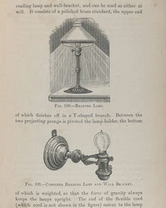 Practical Electric Light Fitting. A Treatise on the Wiring and Fitting-up of Buildings deriving Current from central station mains ... F.C.Allsop (author). London: Whittaker & Co., Paternoster Square. 1892 First edition.