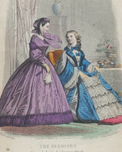 Load image into Gallery viewer, Englishwoman&#39;s domestic magazine : an illustrated journal, combining practical information, instruction, and amusement. New Series (Volumes 1 &amp; 2). London : S.O. Beeton.
