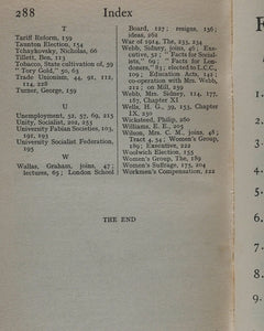 History of the Fabian Society.  Edward R Pease (Author). Publisher: Fifield, 1916. First Edition. >>LABOUR PARTY LIBRARIAN'S COPY, WITH NAME OF LABOUR GRANDEE PETER SHORE ATTACHED<<