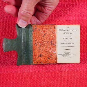 Psalms of David in Metre, According to the Version Approved by the Church of Scotland, and appointed to be used in Worship. >>MINIATURE RUBY WALLET BOUND SCOTTISH PSALMS<< Publication Date: 1828 CONDITION: VERY GOOD