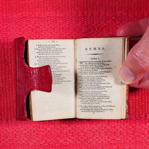 Psalms of David in Metre, According to the Version Approved by the Church of Scotland, and appointed to be used in Worship. >>MINIATURE RUBY WALLET BOUND SCOTTISH PSALMS<< Publication Date: 1828 CONDITION: VERY GOOD