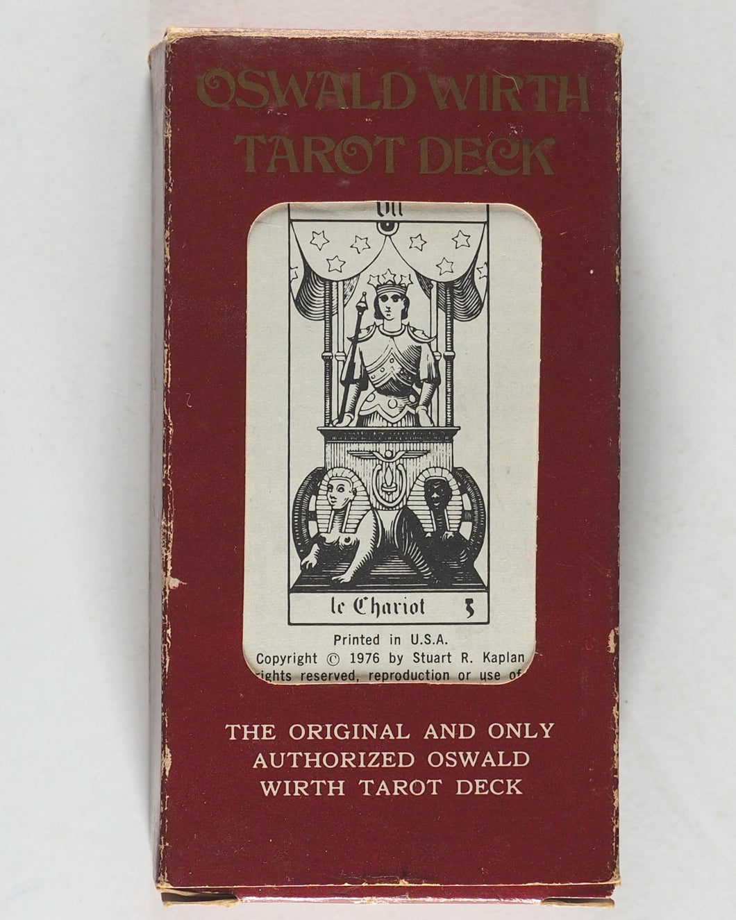 Oswald Wirth Tarot Deck. First edition, published by U.S. Games Systems, 1976. First edition.