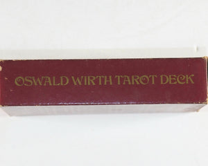 Oswald Wirth Tarot Deck. First edition, published by U.S. Games Systems, 1976. First edition.