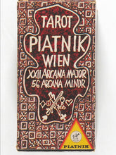 Load image into Gallery viewer, Tarot Piatnik Wien. 78 Tarot Card Deck &amp; Booklet. In Box. No.2825. Austria. 1974 Vintage.
