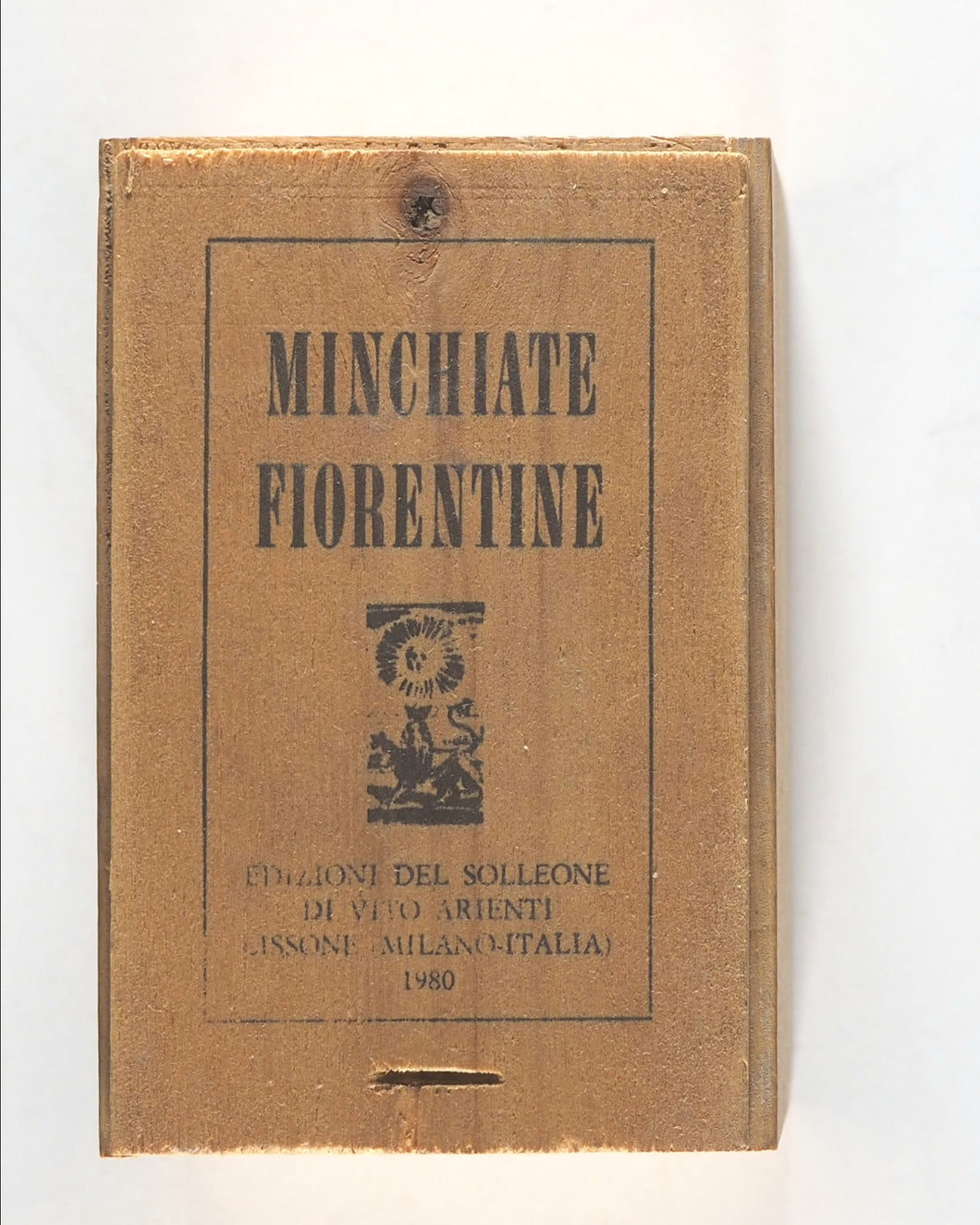 Minchiate Fiorentine Tarot, by Vito Arienti (Author). Edizione Del Solleone. 1980. Limited Numbered Edition