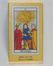 Load image into Gallery viewer, Angel Tarot. 1980.Printed and bound by Osaka Shoseki Co., Ltd. Designed by Yohkohta Design Office. Published by Angel Shoji Co., Ltd.
